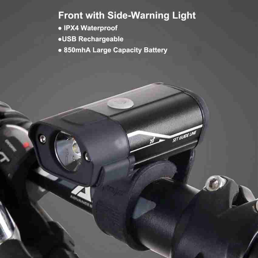 Linist USB Rechargeable Bicycle Light Super Bright Bicycle