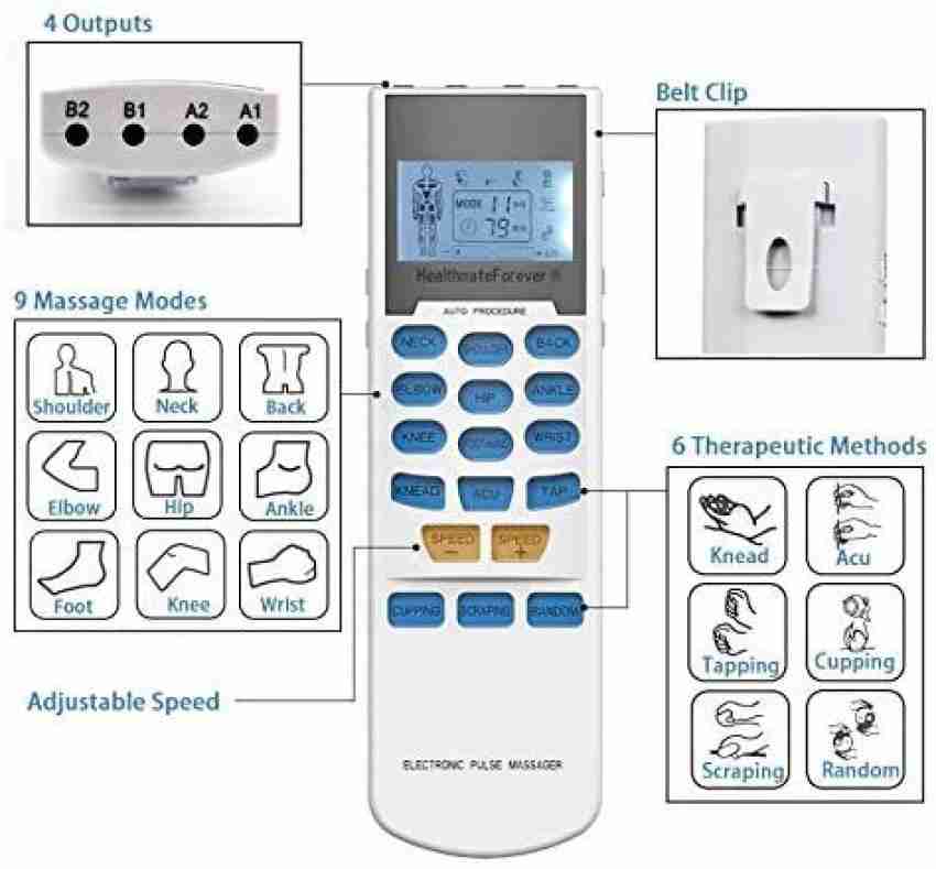 top health healthmateforever electronic pulse massager Healthmateforever  Massager - top health 