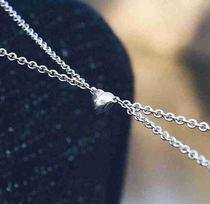 Silver couple chain on sale