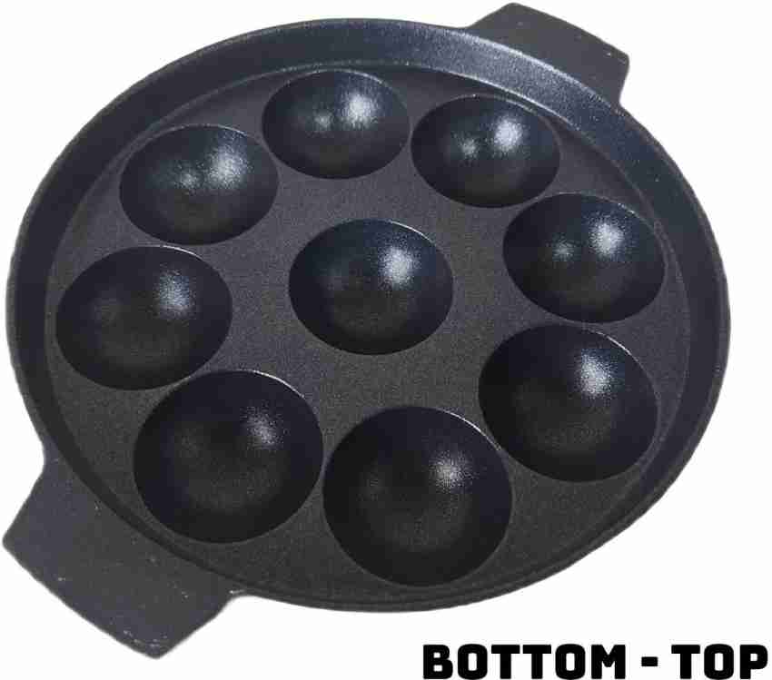 Cast Iron Paniyaram Pan/Paniyarakkal/Unniyappam Chatty/Paddu Maker