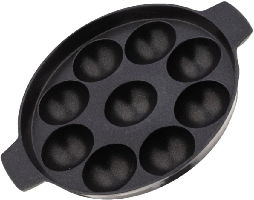 Cast Iron Paniyaram Pan/Paniyarakkal/Unniyappam Chatty/Paddu Maker