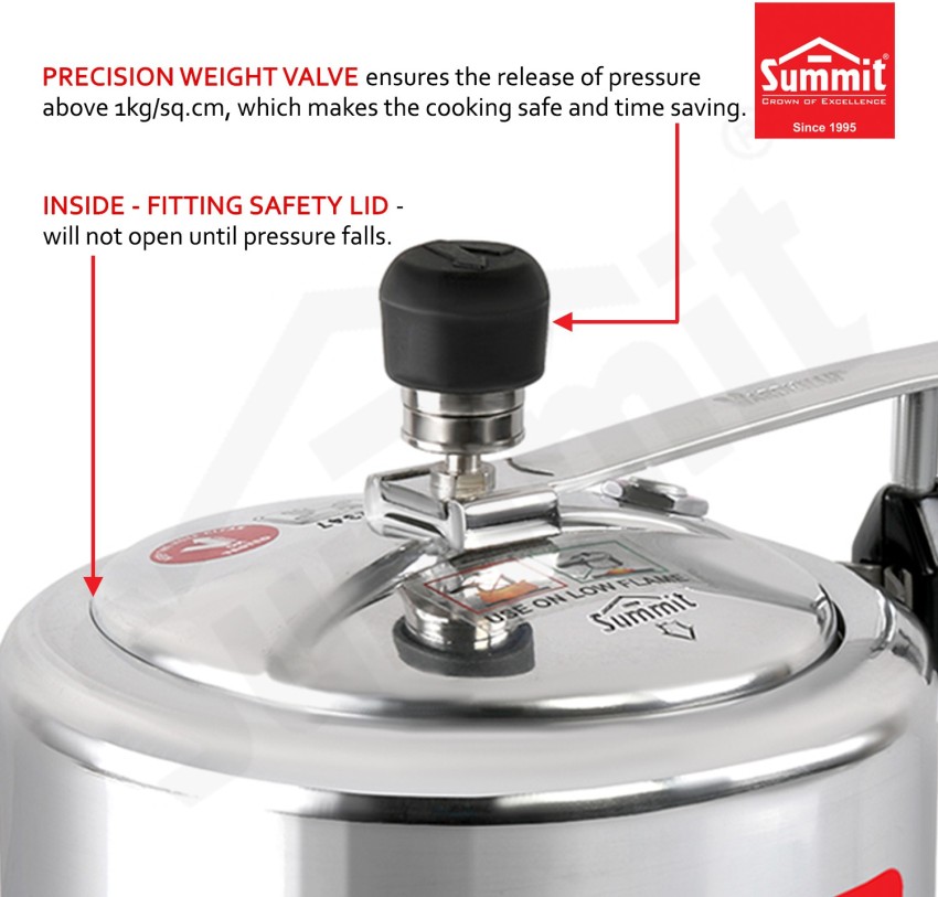 Summit Outer Lid 1 Litre Supreme Pressure Cooker Non Induction