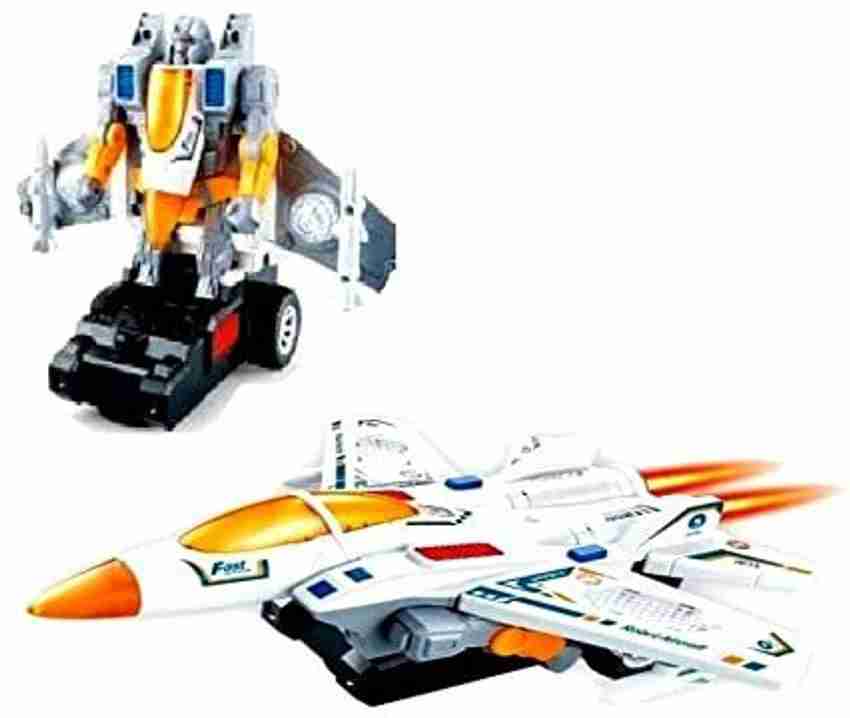 Transformer aeroplane toy top