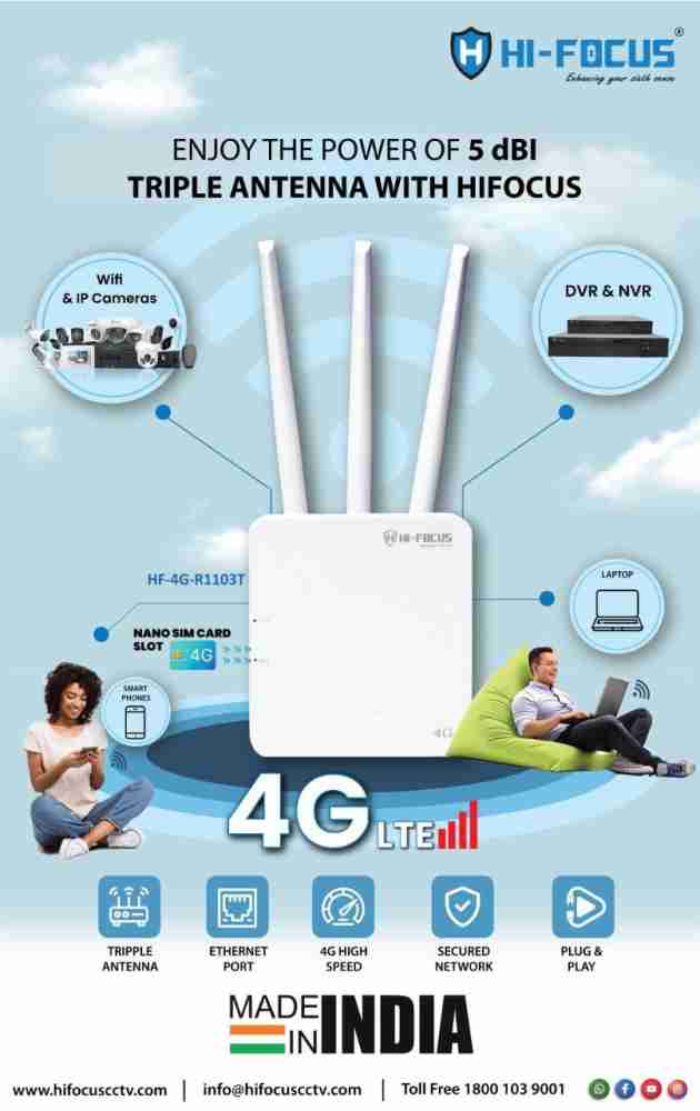 HI FOCUS 5G LTE ROUTER SIM BASED at Rs 3500/piece