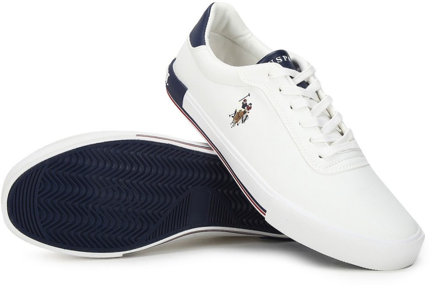 White polo sales canvas shoes