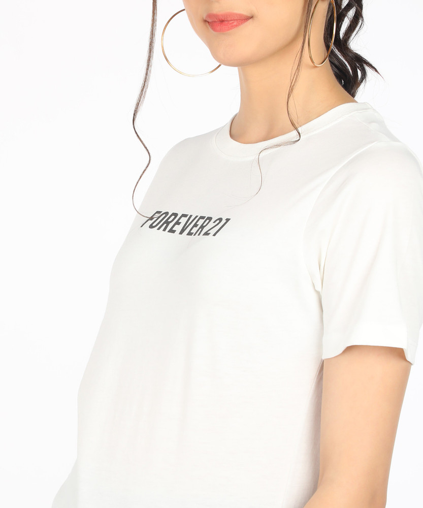 Forever 21 white t shirt online