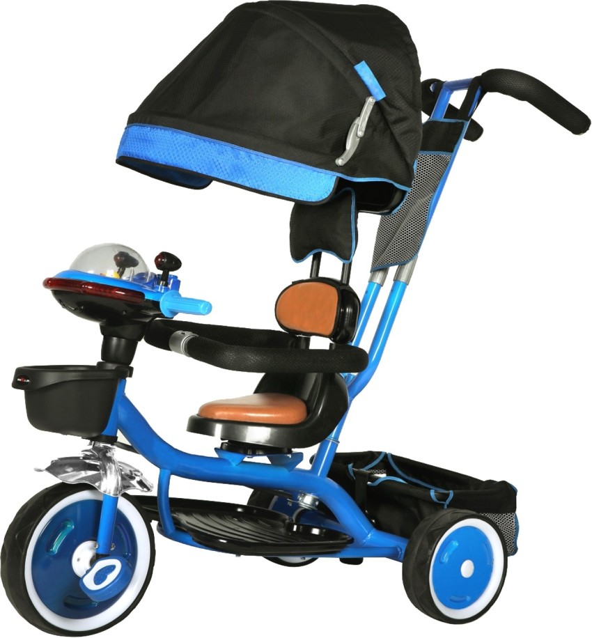 Webby Allwyn Toddler Tricycle with Foldable Canopy for 1 3 Years