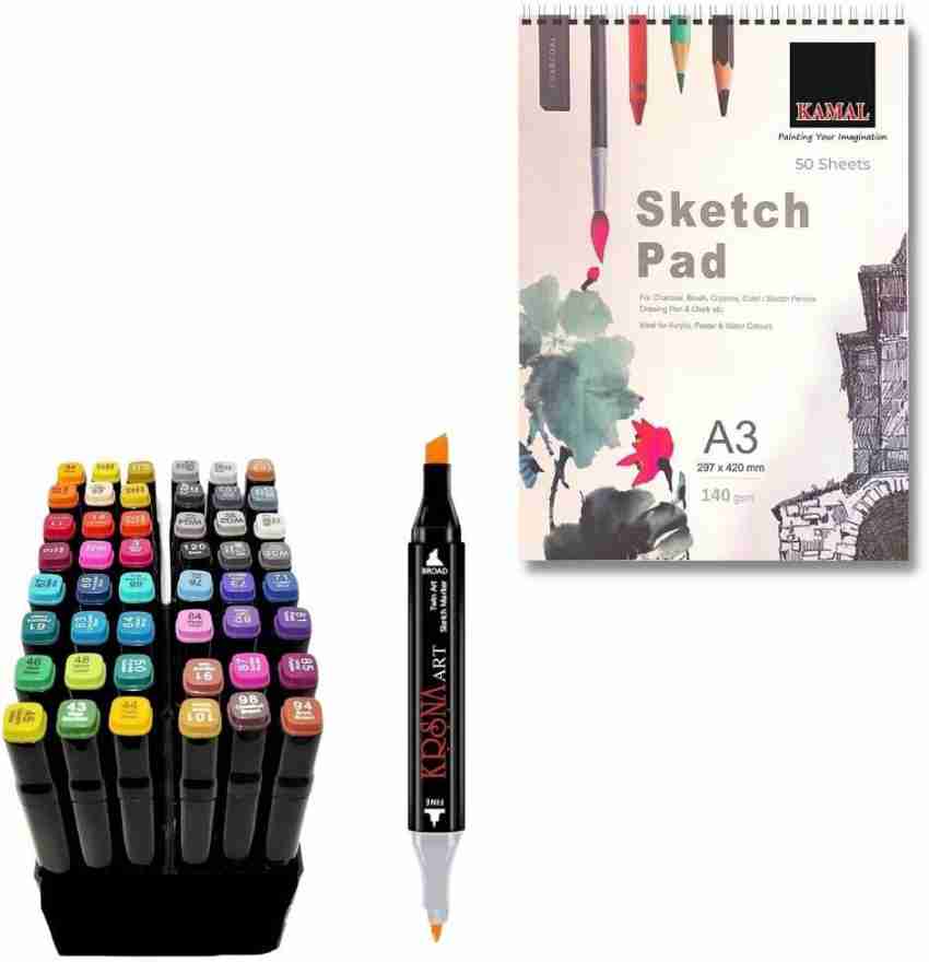 50 Sheet A4/a5 Proffessional Marker Paper Sketch Painting Marker