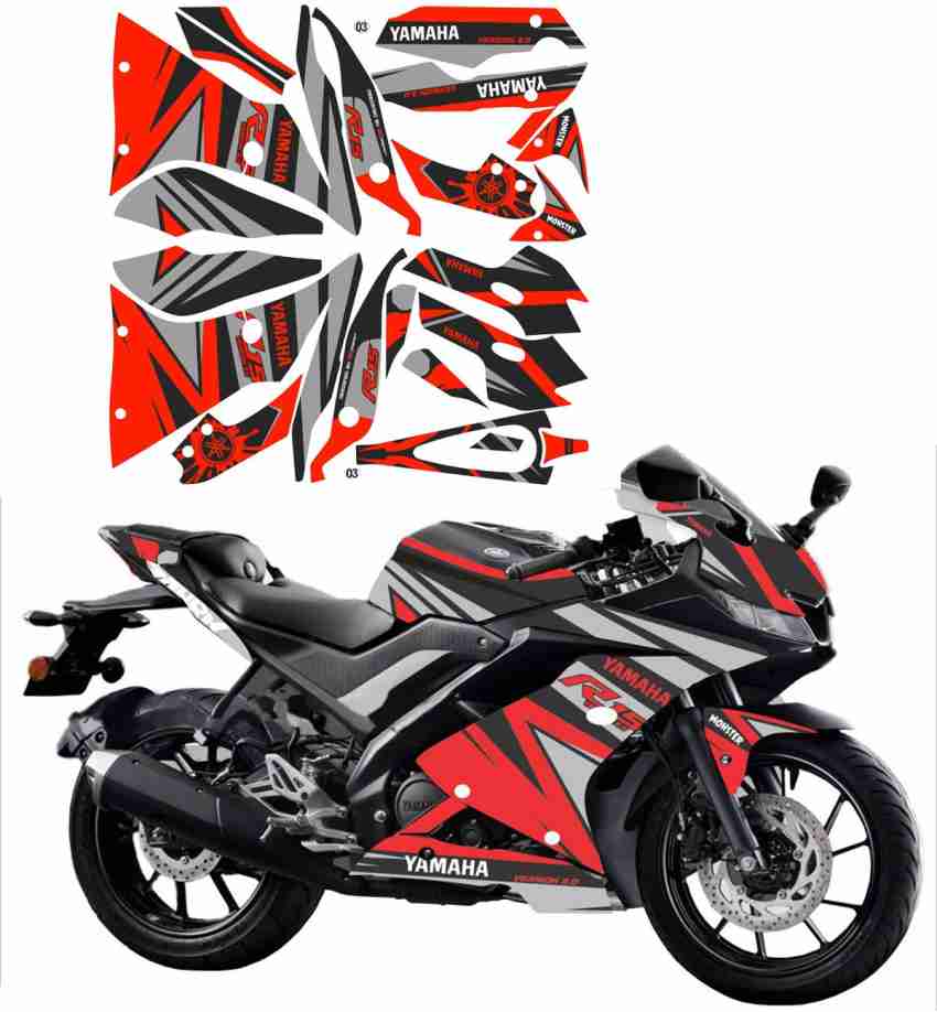 Yamaha bike stickers online new arrivals