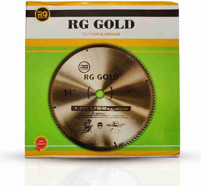 RGGold 14 inch 120T TCT Circular Saw Blade For Aluminium Cutting