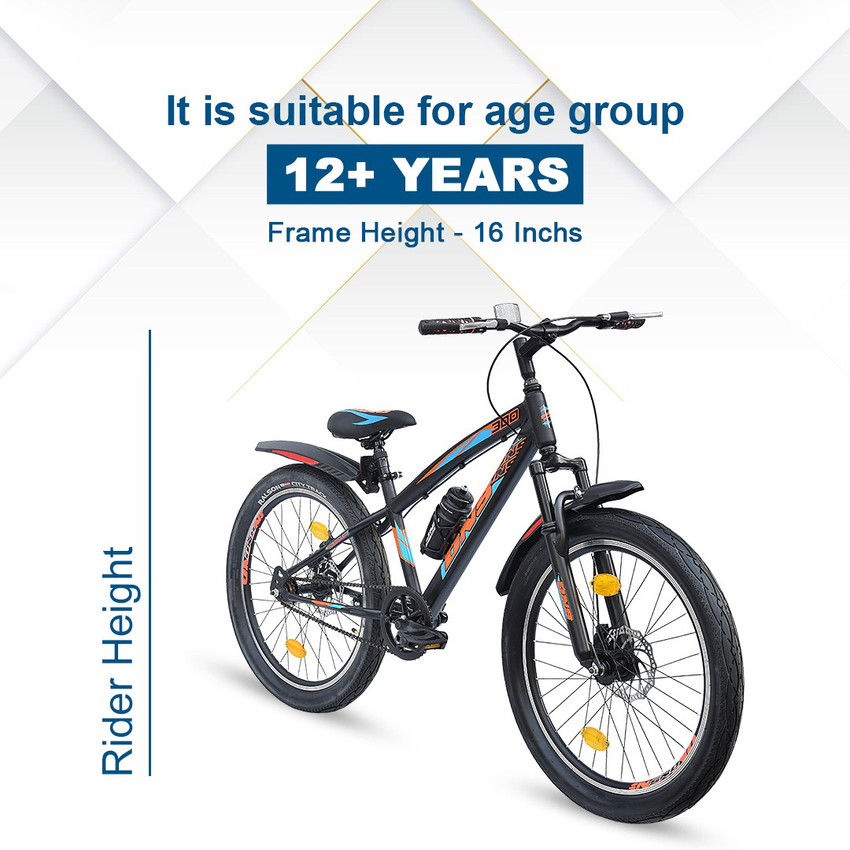 16 bike frame sales fits what height