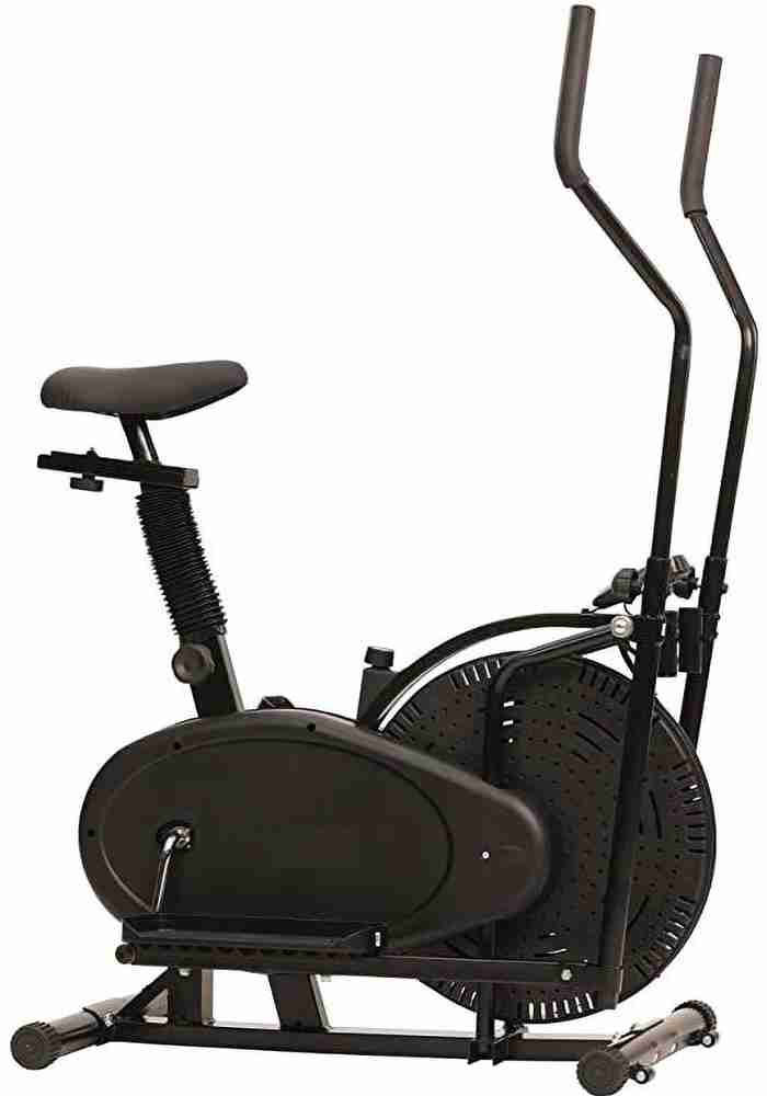 Bhatia Sports Orbit Bike 4 in 1 with Back SupportAir Bike LC104 Dual Action Stationary Exercise Bike