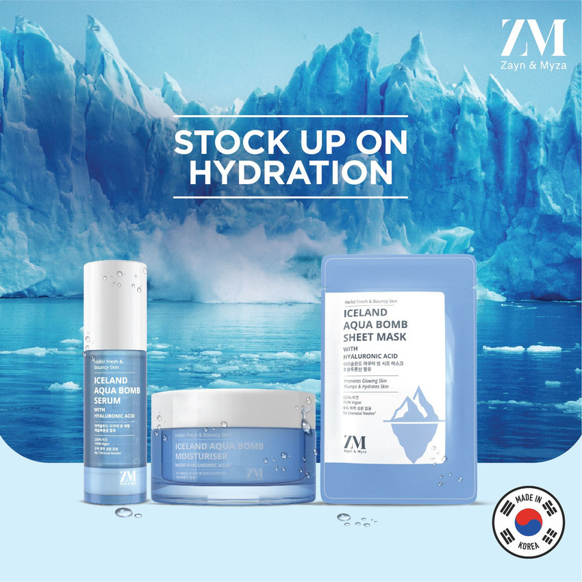 ZM Zayn & Myza Iceland Aqua Bomb Sheet Mask | Made in Korea - Price in  India, Buy ZM Zayn & Myza Iceland Aqua Bomb Sheet Mask | Made in Korea  Online In India, Reviews, Ratings & Features | Flipkart.com