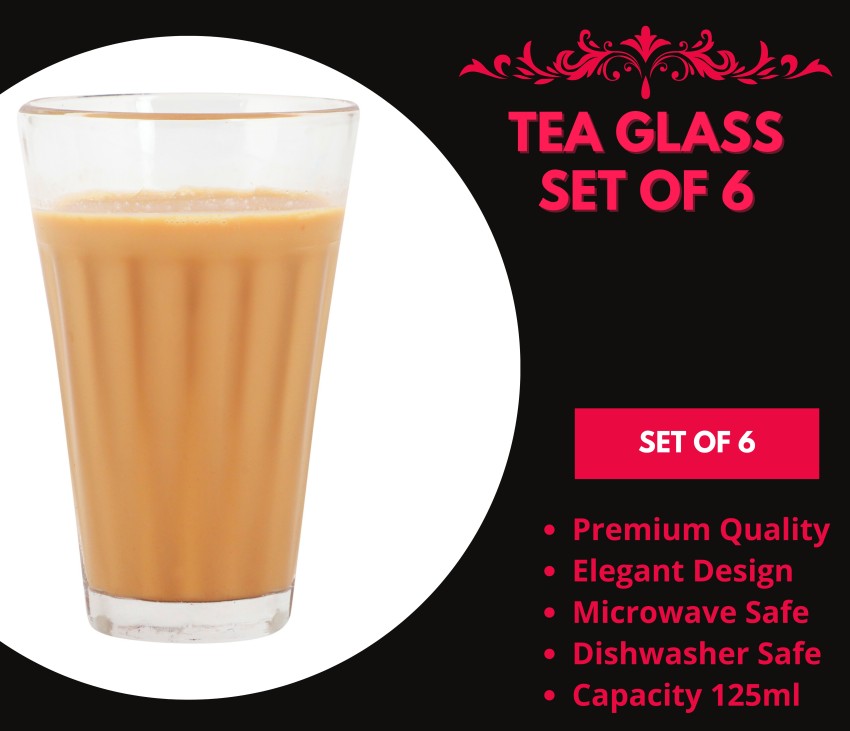 Buy Adaraforever Tea Glasses Crystal Chai Glass Tea Cups Set Tea