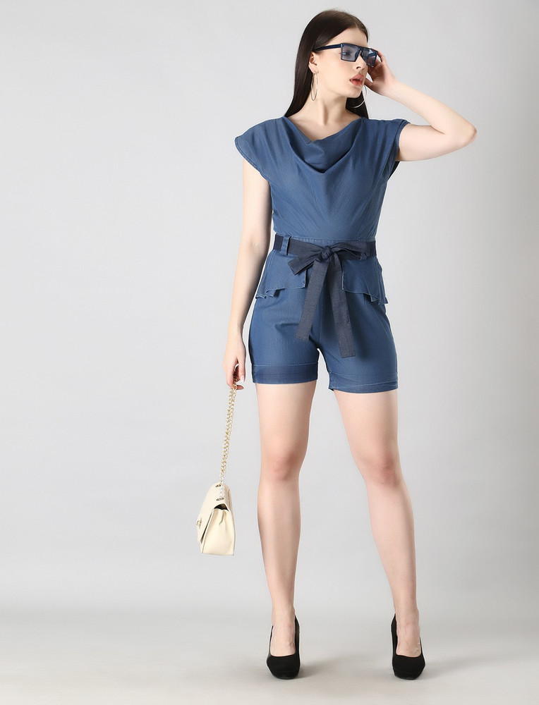 Again Fashions Solid Women Jumpsuit Buy Again Fashions Solid