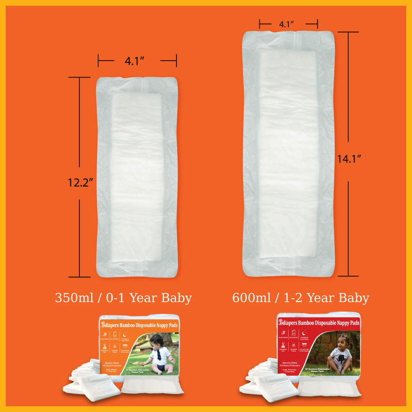 Disposable nappy pads for hot sale babies