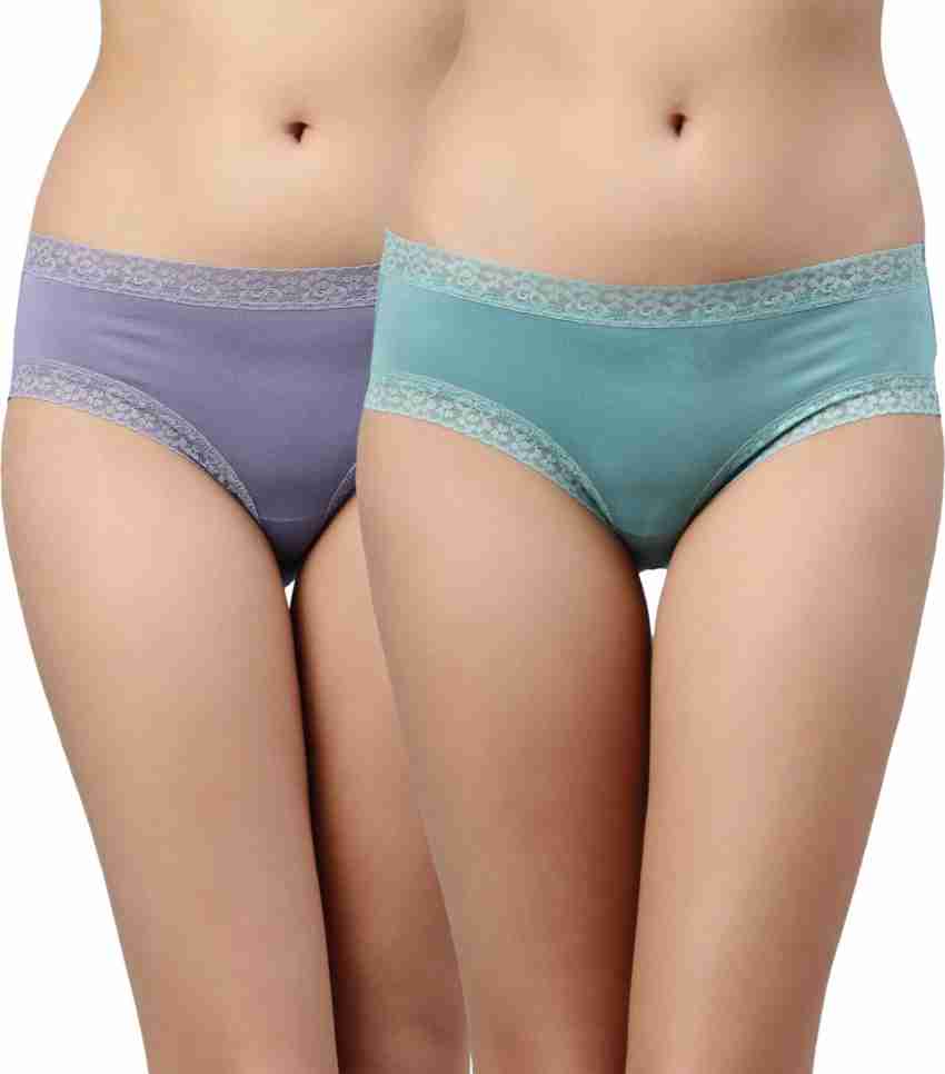 Enamor High Rise Full Coverage Hipster Panty (Pack of 3) - Assorted