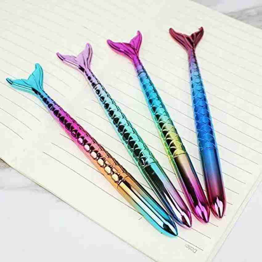 KIDICITI mermaid pen set - 4 pc pe, cute stationar (mermaid pen)-Multi  color Pen Gift Set - Buy KIDICITI mermaid pen set - 4 pc pe, cute stationar  (mermaid pen)-Multi color Pen