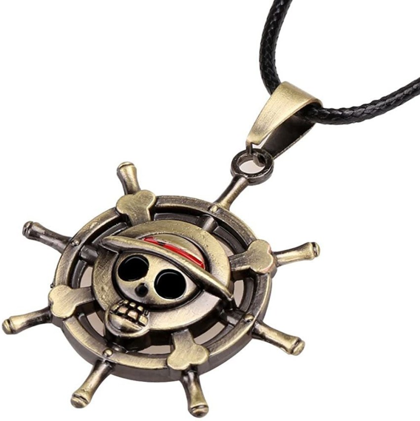 RVM Jewels One Piece Anime Luffy Skeleton Ace Hat Ship Wheel Pendant  Necklace Jewellery Alloy Price in India  Buy RVM Jewels One Piece Anime  Luffy Skeleton Ace Hat Ship Wheel Pendant