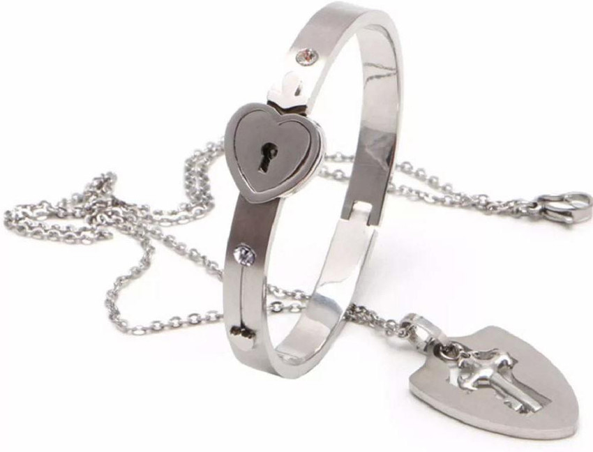 Love lock bracelet flipkart clearance
