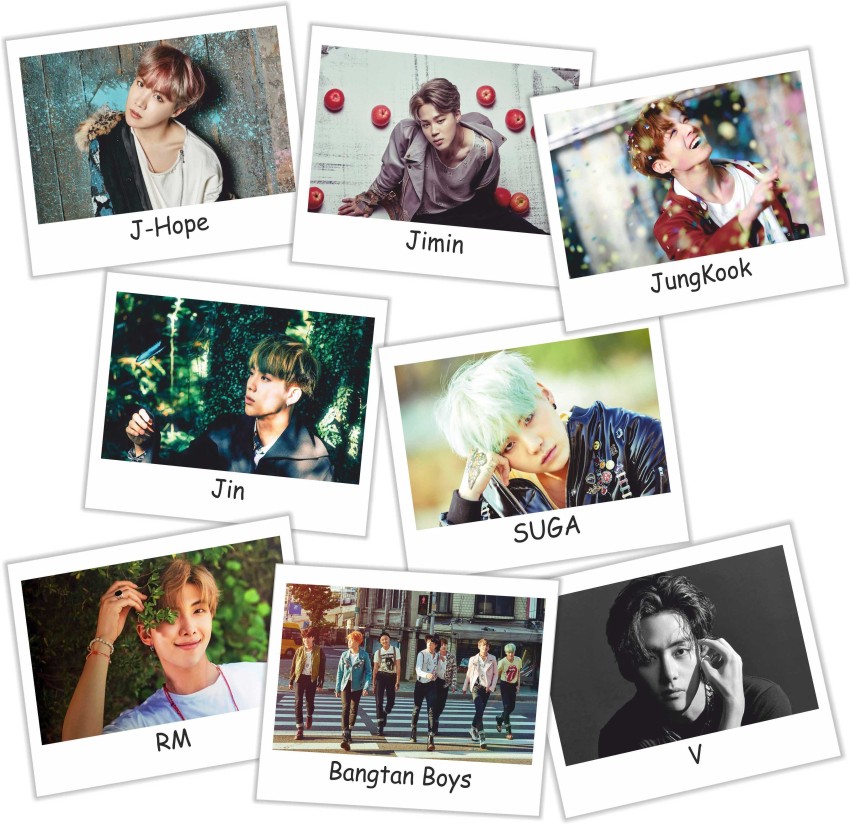 BTS Photocards Pack of 16 (8 x 11 cm) | BTS All Member Photocards (14  Individual & 2 Group) | BTS Yet to Come | BTS Merch | K-Pop Merch | Bangtan  Boys