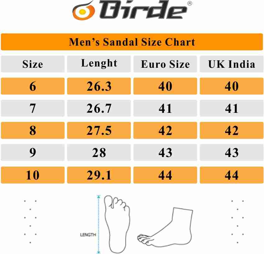 Indian sandal size discount 6 in uk