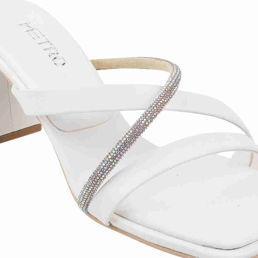 White heel flip online flops