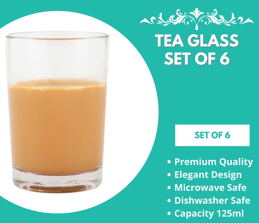 Buy Adaraforever Tea Glasses Crystal Chai Glass Tea Cups Set Tea