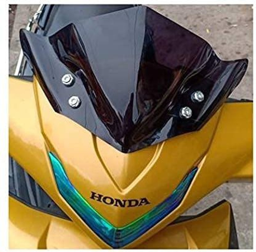 VDBULLET FZ Version 2 Visor Glass Bike Windshield Price in India