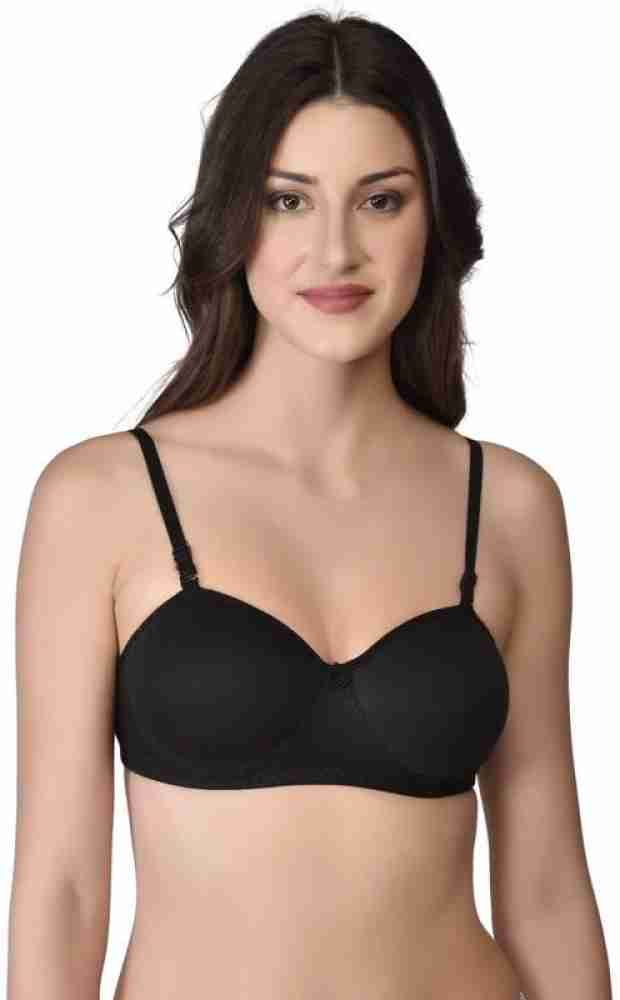 Buy Women's Printed Heavily Padded Underwired Push-Up Bra Black (Best Fit  32B & 32C) Online at Best Prices in India - JioMart.