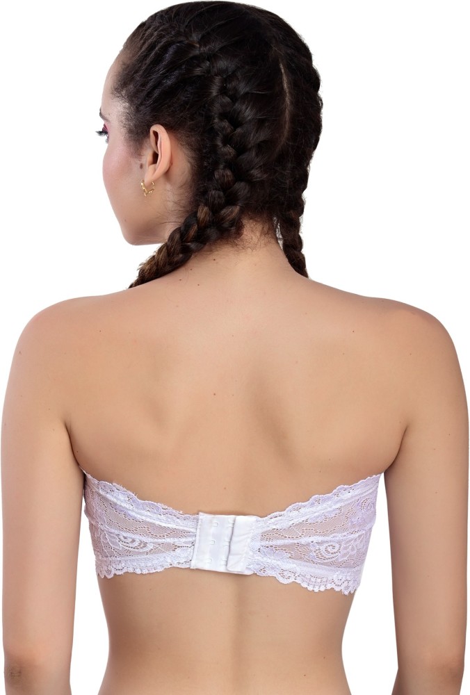 TEUSEY Women Bandeau/Tube Lightly Padded Bra - Buy TEUSEY Women Bandeau/Tube  Lightly Padded Bra Online at Best Prices in India