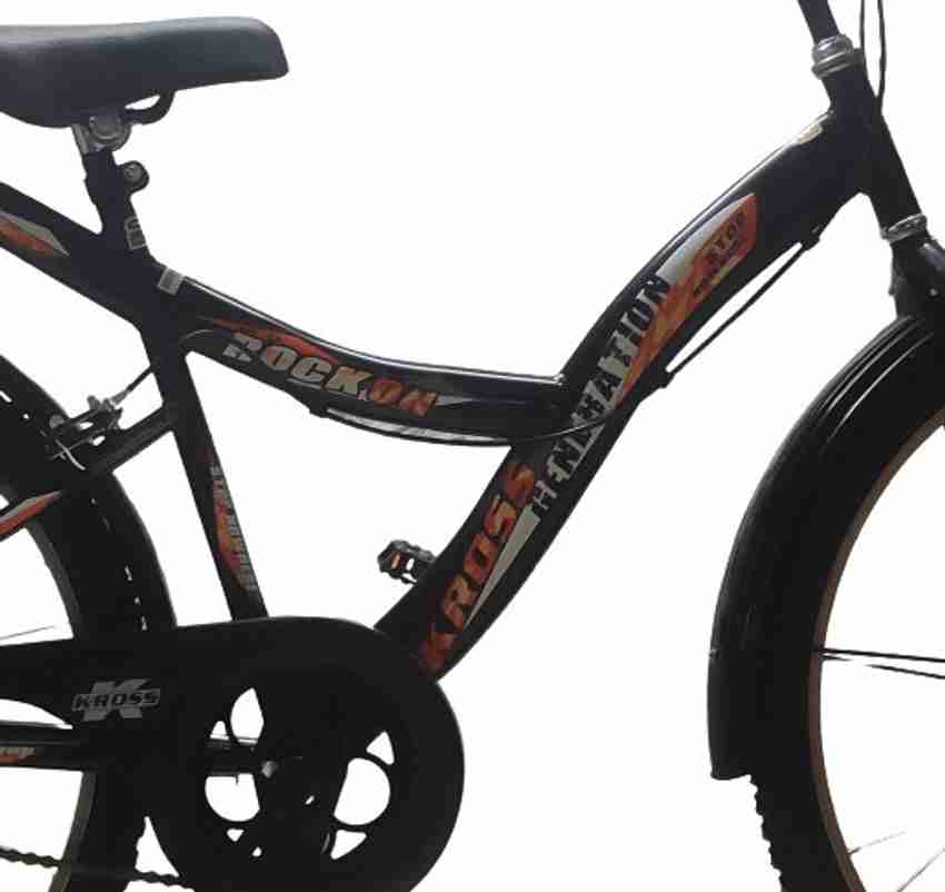 Kross RockOn 26T SS Carrier Black Hybrid Bike 26 T Hybrid Cycle