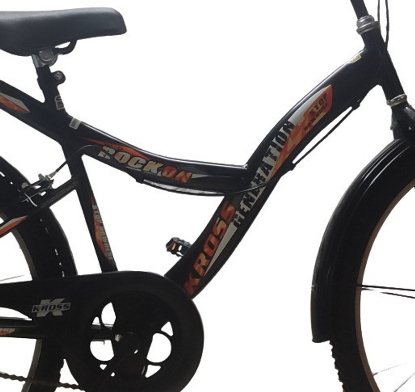Kross RockOn 26T SS Carrier Black Hybrid Bike 26 T Hybrid Cycle