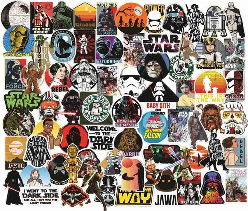 Star wars vinyl stickers sales