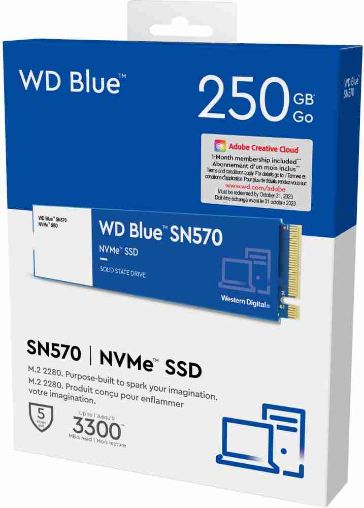 Western Digital WD Blue M.2 - 2 To - Disque SSD Western Digital