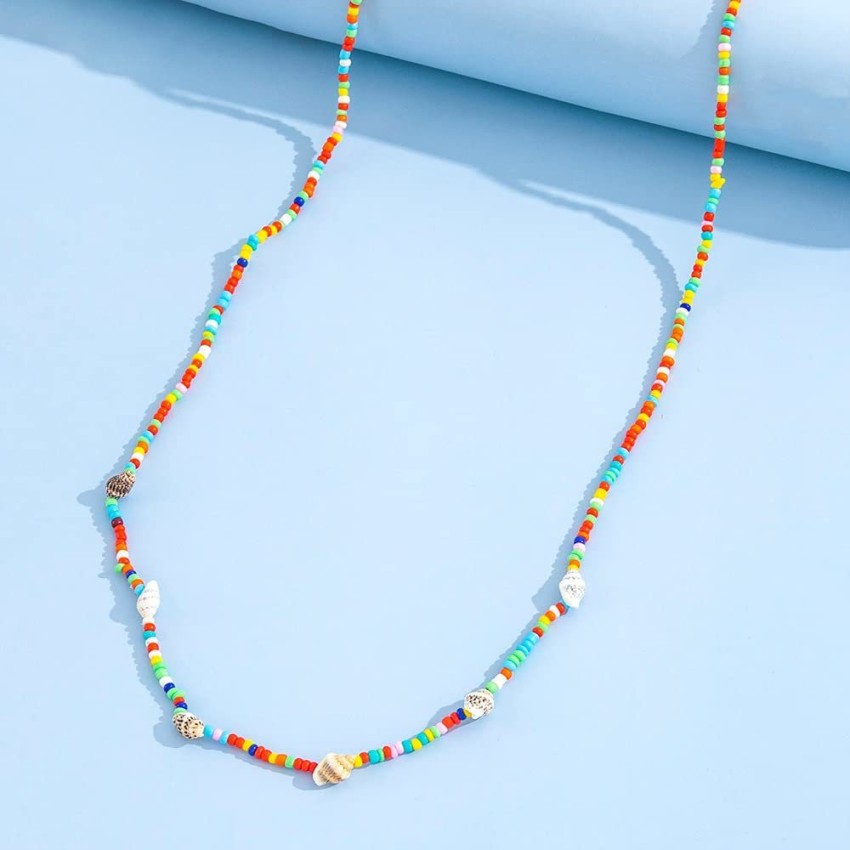 Pixelated Mother of Pearl Necklace