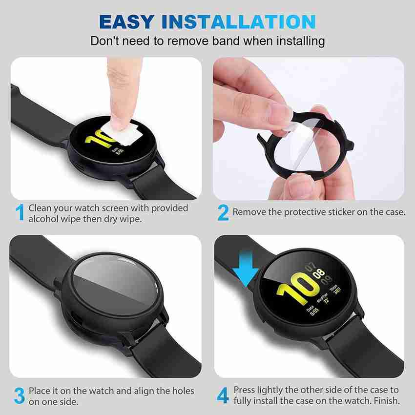 Galaxy watch active hotsell 2 glass screen protector