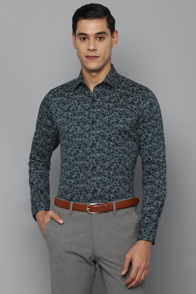 Allen Solly Men Floral Print Formal Blue Shirt Buy Allen Solly Men Floral Print Formal Blue Shirt Online at Best Prices in India Flipkart