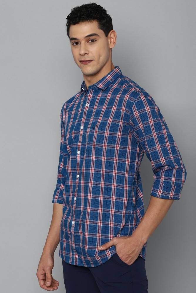 Allen Solly Men's Solid Slim Fit Shirt (ASSFQSPPR51632_Blue : :  Clothing & Accessories