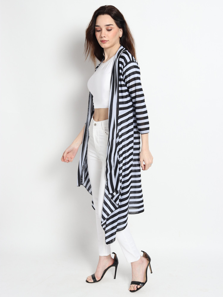 White and black shrug online