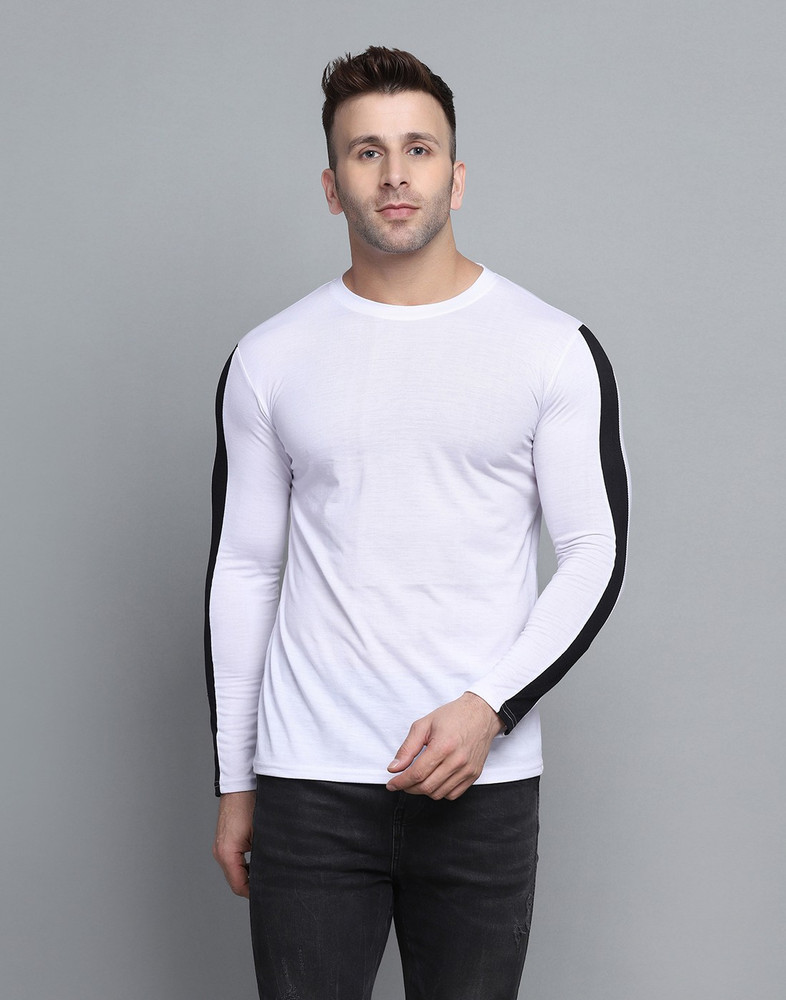 white full sleeve t shirt flipkart