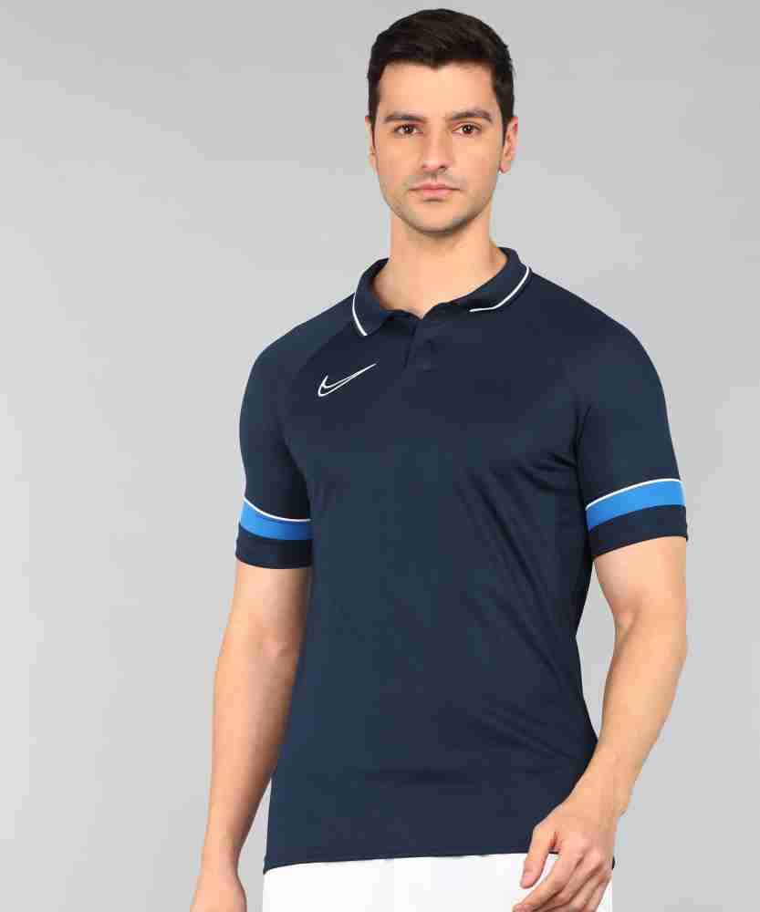 Blue nike outlet polo