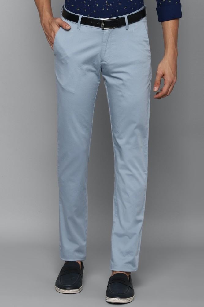 Allen Solly Slim Fit Men Blue Trousers  Buy Allen Solly Slim Fit Men Blue  Trousers Online at Best Prices in India  Flipkartcom