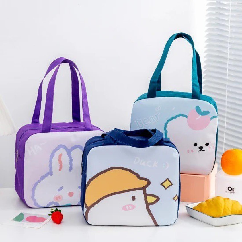 Lovely Cartoon Thermal Insulated Lunch Bag For Kids, Students With