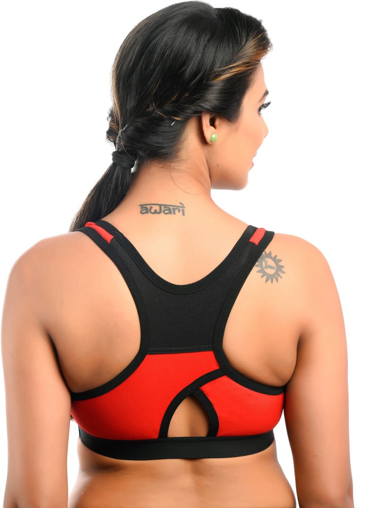 Women non padded sports bra (pack of 3)