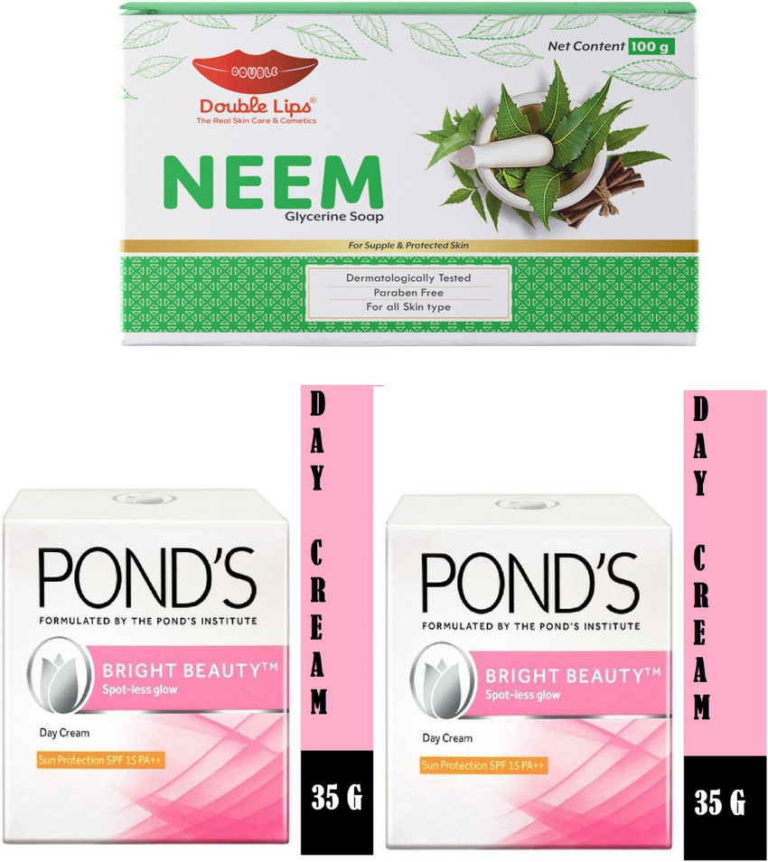 POND s BRIGHT BEAUTY SPOTT LESS GLOW DAY CREAM 35 GRM PACK OF 2