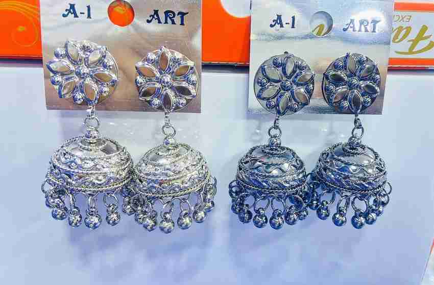 Amrapali 2025 silver jhumkas