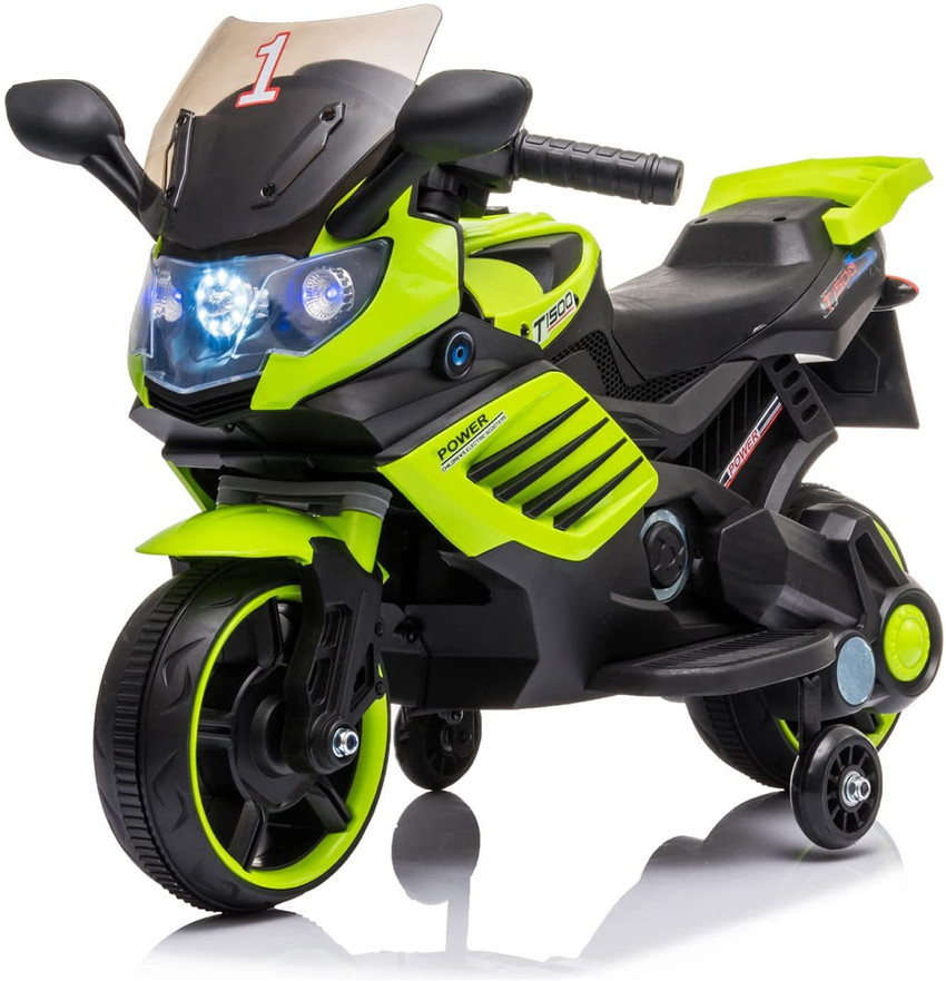 PP INFINITE Kids BMW Electric Ride On Bike For Kids with Foot