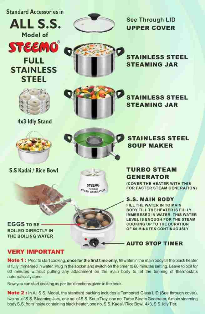 STEEMO MOMO MAKER 3 Food Steamer Price in India - Buy STEEMO MOMO MAKER 3  Food Steamer online at