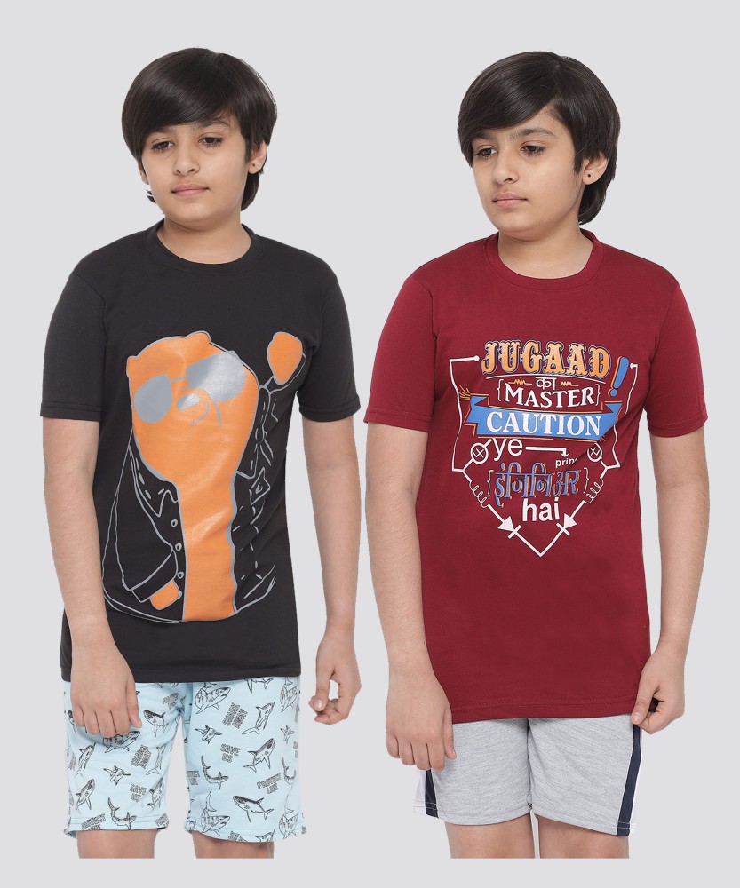 NICK AND JONES Boys Casual T shirt Shorts Price in India Buy NICK AND JONES Boys Casual T shirt Shorts online at Flipkart